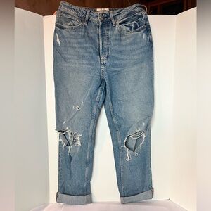 Free People Medium Washed Distressed Jean